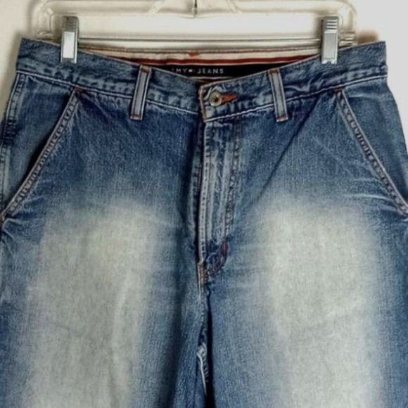 Tommy-hilfiger Men's Blue Jean shorts - Picture 3 of 7